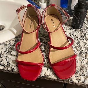 Red torrid heels